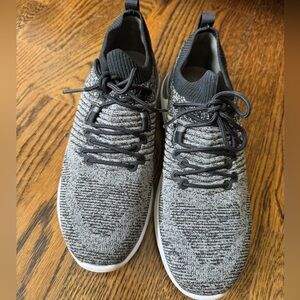 FootJoy women Gray and Black Knit Golf Sneakers